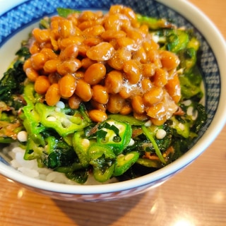 ねばねばトリオ丼